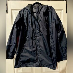 Columbia 3x black Omni-tech windbreaker raincoat